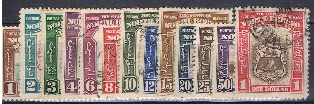 Image of North Borneo/Sabah SG 303/15 FU British Commonwealth Stamp